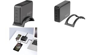 LogiLink USB-C Tisch-Ladegerät, 4x Port, GaN, 240 Watt