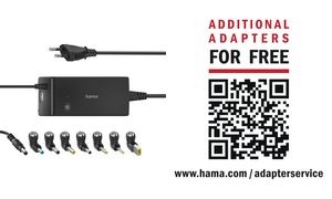 hama Universal Netzteil für Notebooks, 90 Watt, schwarz