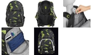 coocazoo Schulrucksack MATE Lime Flash