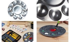 kangaro Farbmisch-Palette, Aluminium, rund, 170 mm