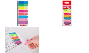 Kores Pagemarker "Sign Here"- Folie, 12 x 45 mm, 8x 25 Blatt