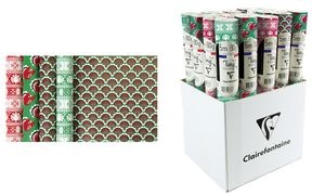 Clairefontaine Weihnachts-Geschenkpapier "Tiny Rolls"