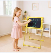 LogiLink LCD Kinderschreib- & Malttafel, 19 Zoll, gelb