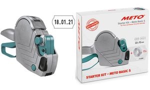 METO Preisauszeichner Basic S 822, Starter-Kit