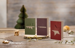 sigel Weihnachtskarten-Set "Cut-out style", DIN A6