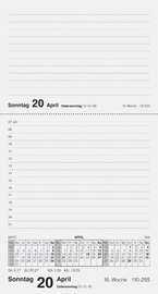 rido idé Tischkalender "Merker Miradur", 2026, schwarz