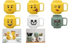LEGO Kaffeetasse GREEN SKELETON, 255 ml, grün, 8er Pack