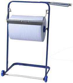 Fripa Putzrollen-Standgerät, aus Metall, blau