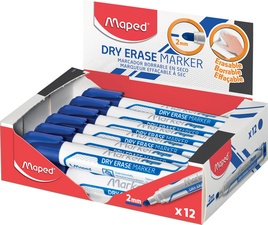 Maped Whiteboard-Marker Marker'Peps Jumbo, schwarz, 12er