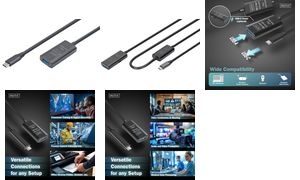 DIGITUS USB 3.2 Gen1 Aktives Verlängerungskabel, 10,0 m