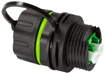 LogiLink LWL Kupplung mit Schutzkappe, LC-Duplex, IP68