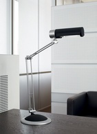 MAUL LED-Tischleuchte MAULoffice, silber/anthrazit