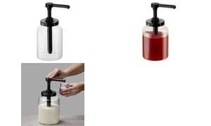 APS Dosierspender DISPENSA, 1,7 Liter, transparent/schwarz