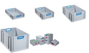 allit Verschluss-Set ProfiPlus EuroBox 4S, blau, 4er Set