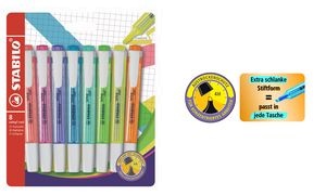 STABILO Textmarker swing cool, 8er Kartonetui