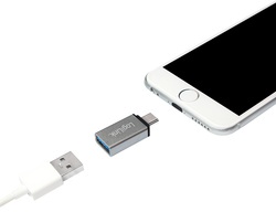 LogiLink USB-C Adapter-Set, 2-teilig, silber