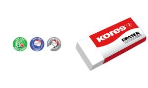Kores Kunststoff-Radierer "KE20", (B)60 x (T)21 x (H)10 mm