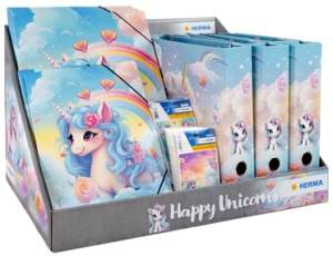HERMA Motivserie "Happy Unicorns", Thekendisplay