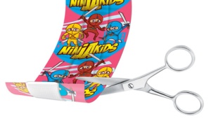 Lifemed Kinder-Wund-Pflaster "Ninjas", 500 mm x 60 mm