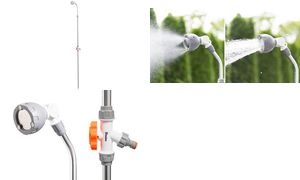 Bradas Gartendusche mit Erdspieß, 1.750 - 2.300 mm