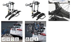 FISCHER Heck-Fahrradträger, für 2 Fahrräder/E-Bikes
