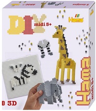 Hama Bügelperlen midi "Safari", Geschenkpackung, 3D