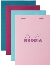 RHODIA Notizblock No. 16, DIN A5, kariert, farbig sortiert