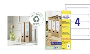AVERY Zweckform Recycling Ordnerrücken-Etiketten, 61 x 192mm