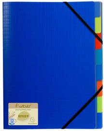 EXACOMPTA Ordnungsmappe, DIN A4, PP, 8 Fächer, blau