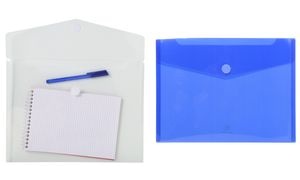 EXACOMPTA Dokumententasche, DIN A4, PP, blau-transparent