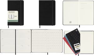 MOLESKINE Taschenkalender 2027, Wochen, P/A6, Hardc.,schwarz