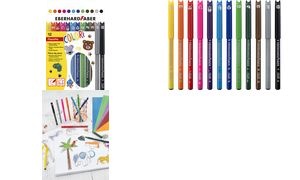 EBERHARD FABER Fasermaler Animal COLORI, 12er Kartonetui