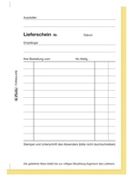 herlitz Formularbuch "Liefer-/Empfangsschein 205", DIN A5