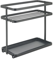 metaltex Gewürzregal Tokyo LAVA, 2 Etagen, matt-schwarz