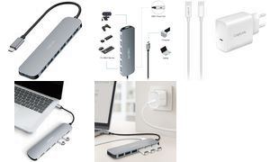 LogiLink USB 3.2 Gen1 Hub, 7-Port, Aluminiumgehäuse