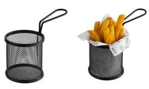 APS Servier-Frittierkorb SNACKHOLDER, 80 mm, schwarz