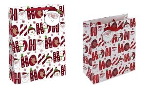 Clairefontaine Weihnachts-Geschenktüte "Hohoho II", klein