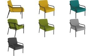 PAPERFLOW Outdoor-Besuchersessel MEDSO KLASSIK M, grau