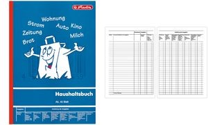 herlitz Formularbuch "Haushaltsbuch", DIN A5, 40 Blatt