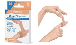 Lifemed Finger-Strips "Flexible", hautfarben, 10er