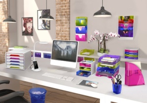 CEP Papierkorb HAPPY, 14 Liter, bambus-grün