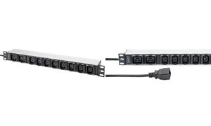 DIGITUS 19" Kaltgeräte-Steckdosenleiste, 10-fach, 1 HE