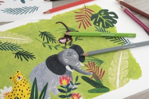 EBERHARD FABER Dreikant-Buntstift COLORI Jumbo, 72er Box