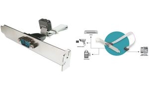 DIGITUS Slotblech Adapterkabel, 0,25 m