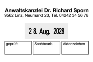 trodat Datumstempel Professional 4.0 5460, 6-zeilig