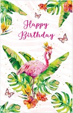 SUSY CARD Geburtstagskarte Wish and Bloom "Riesentorte"