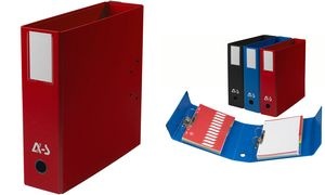 Arianex by extendos Doppelordner DA4, rot