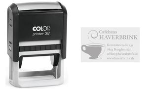 COLOP Textstempel Printer 38, 7-zeilig, schwarz