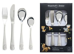Ritzenhoff & Breker Kinderbesteck HOFTIERE, 4-teilig