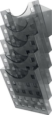 helit 5er Wand-Prospekthalter "the grid wall", DIN A4 hoch